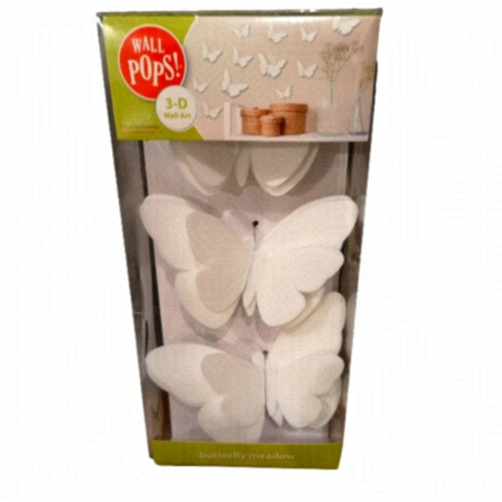 Wall pop's 3D butterflies. Room decor, wall art, butterfly